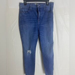 Madewell High Rise Skinny Women Jeans Seville wash.